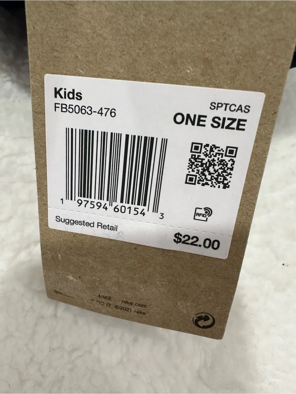 Kids Nike Blue Hat/Cap